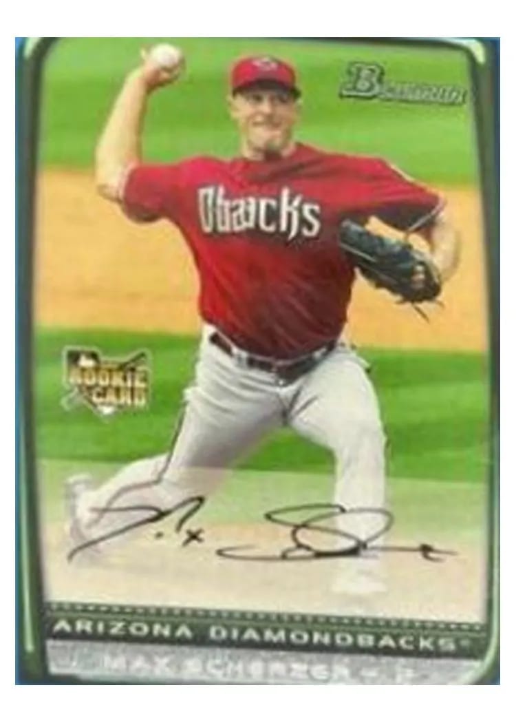 2008 Bowman Draft Picks Max Scherzer #BDP33 card