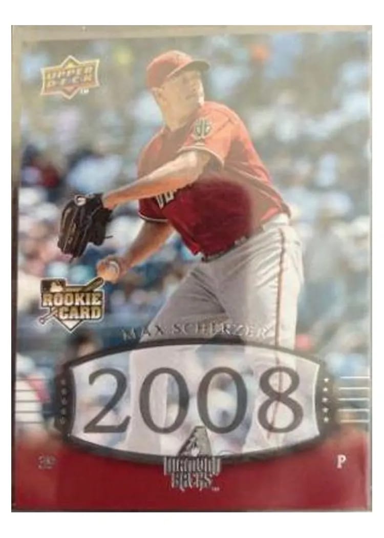 2008 Upper Deck Timeline Max Scherzer #213 card