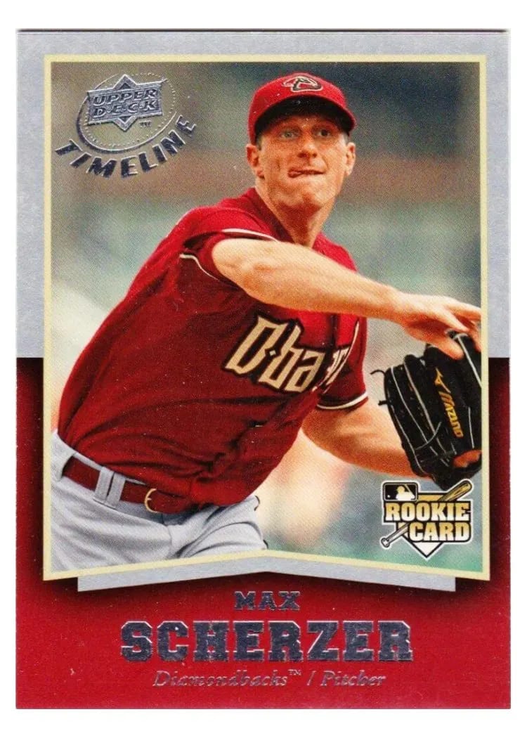 2008 Upper Deck Timeline Max Scherzer #75 card