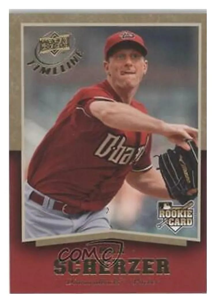 2008 Upper Deck Timeline Max Scherzer #75 card