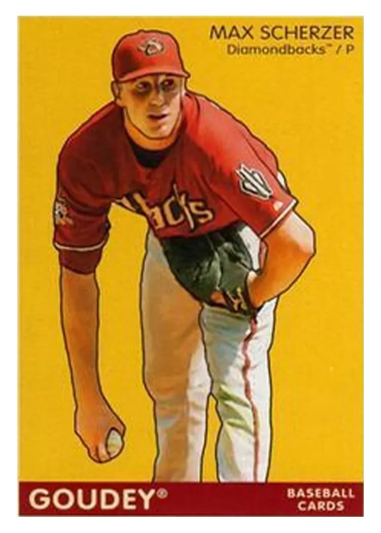 2009 Upper Deck Goudey Max Scherzer #2 card