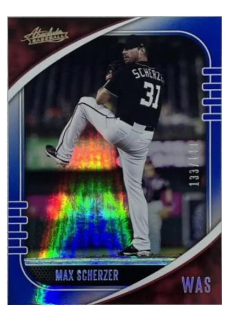 2021 Panini Absolute Base Set Max Scherzer #16 card