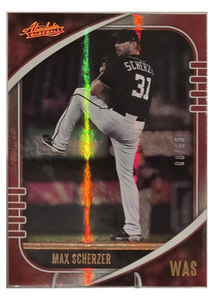 2021 Panini Absolute Base Set Max Scherzer #16 card
