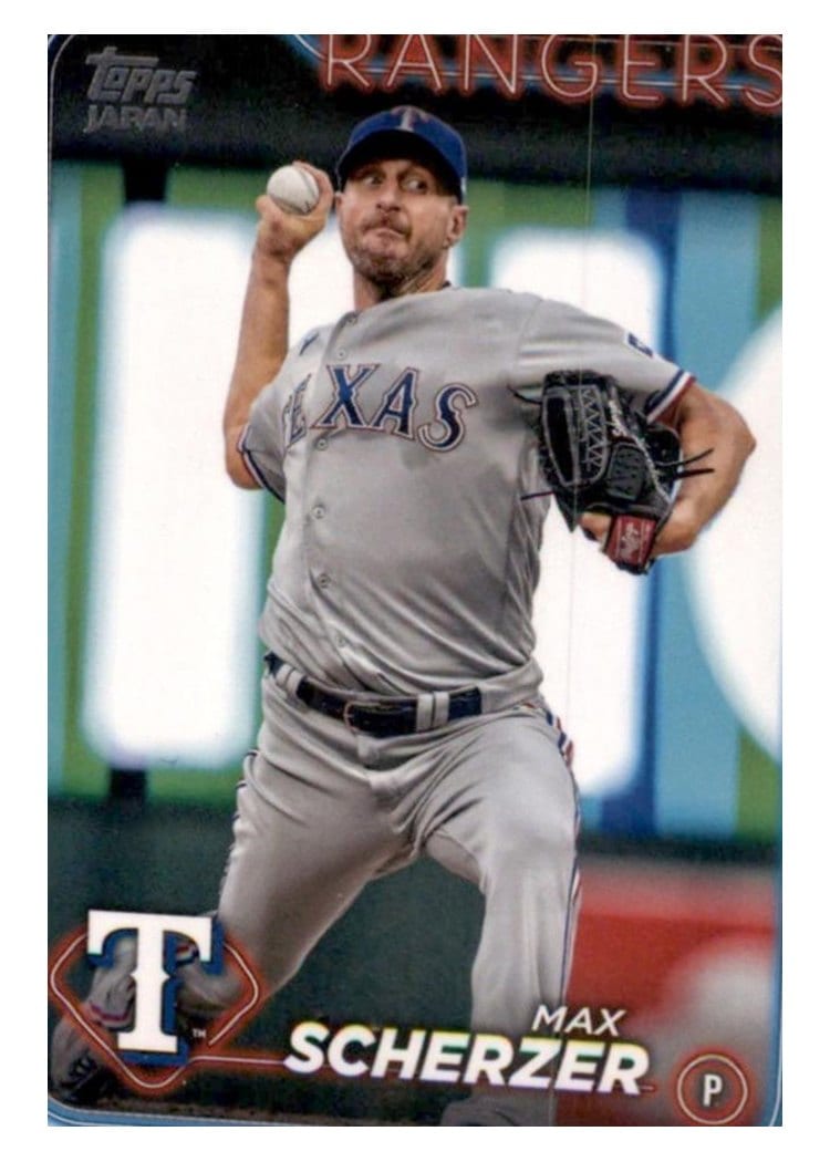 2024 Topps Japan Edition Base Set Max Scherzer #17 card