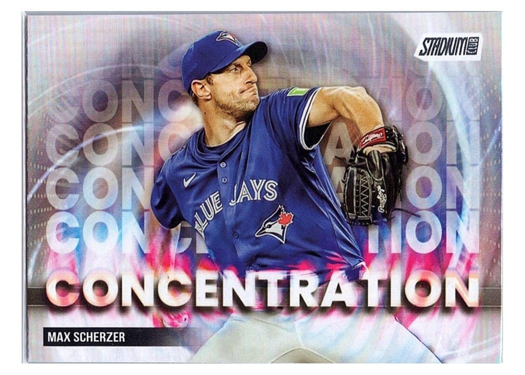 2025 Stadium Club Concentration Max Scherzer #C-19 card