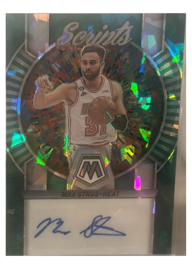2022-23 Panini Mosaic Scripts Max Strus #MS-MAX card