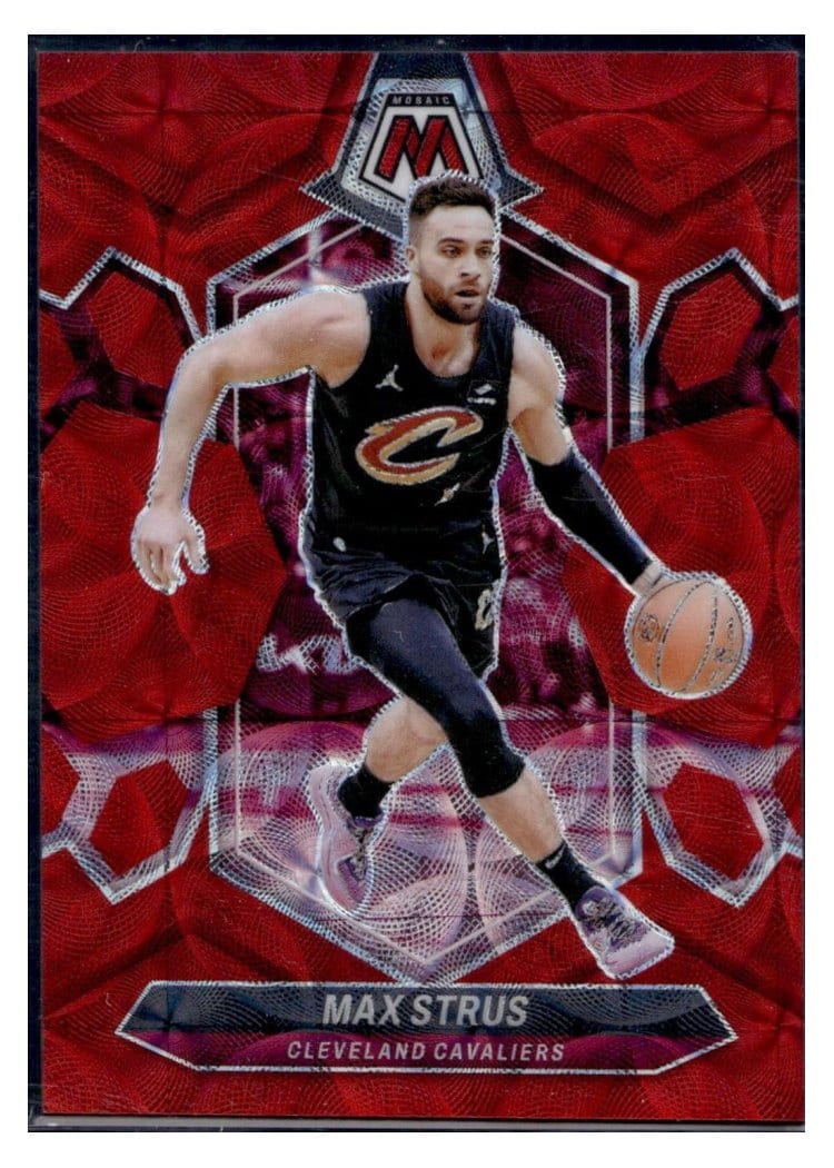 2023-24 Panini Mosaic Base Set Max Strus International Red #17 card