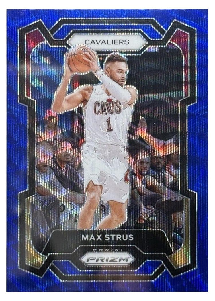 2023-24 Panini Prizm Base Set Max Strus Blue Wave #273 card