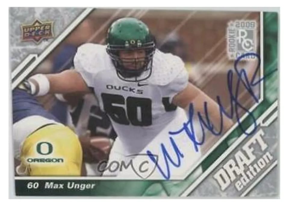 2009 Upper Deck Draft Edition Max Unger #47 card