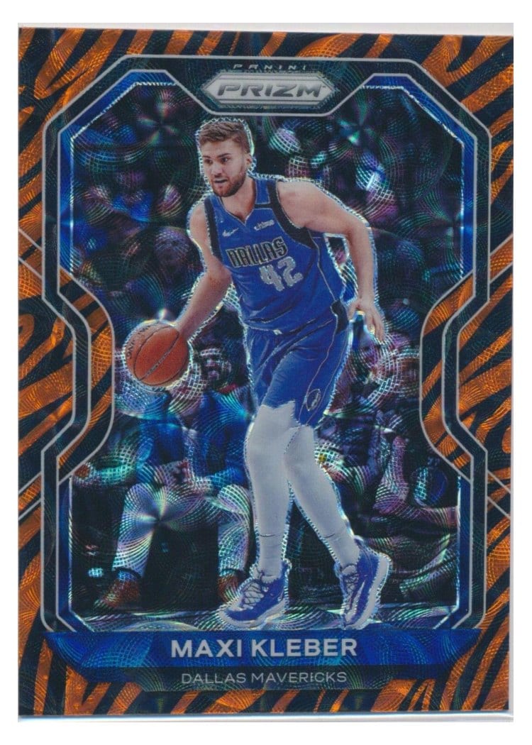 2020-21 Panini Prizm Base Set Maxi Kleber Choice Tiger Stripe Prizm #186 card