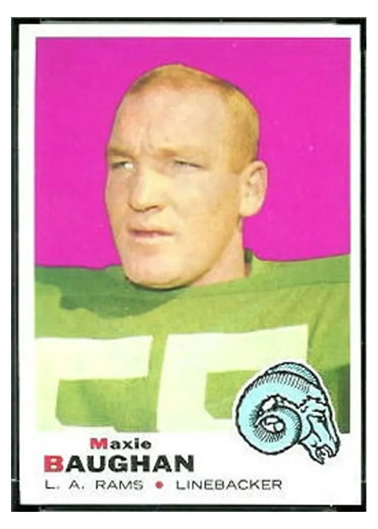 1969 Topps Maxie Baughan #169 card