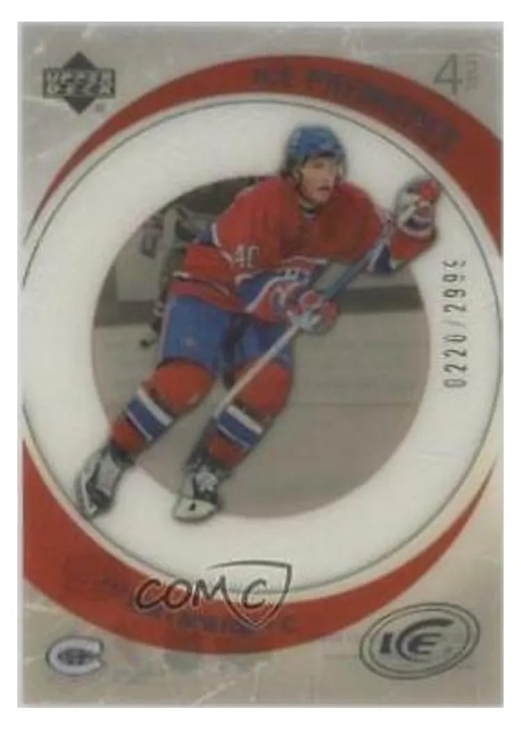 2005 Upper Deck Ice Maxim Lapierre #199 card