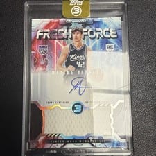 2025-26 Topps 3 Fresh Force Relic Autos Maxime Raynaud #FFR-MR card