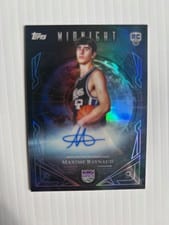 2025-26 Topps Midnight Midnight Sun Signatures Rookies Maxime Raynaud #MSR-MR card