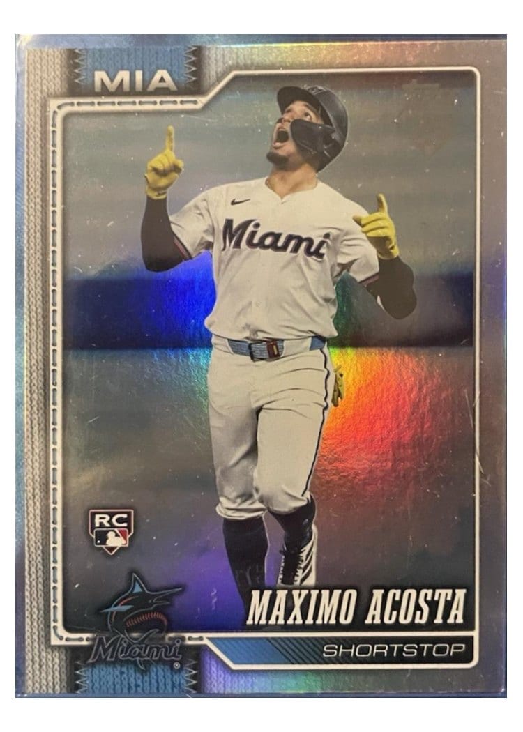 2026 Topps Maximo Acosta #172 card