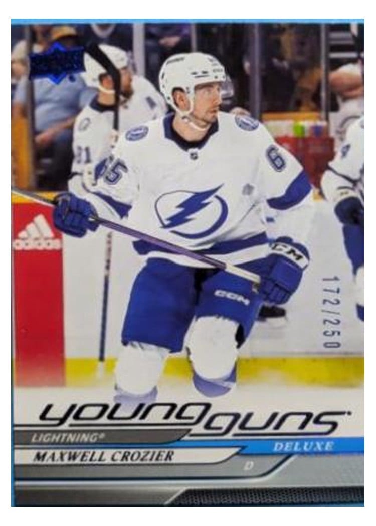2024-25 Upper Deck Base Set Maxwell Crozier Deluxe #218 card