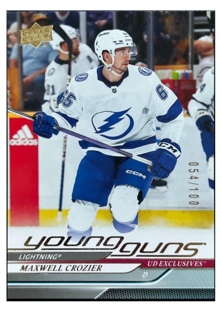 2024-25 Upper Deck Base Set Maxwell Crozier #218 card