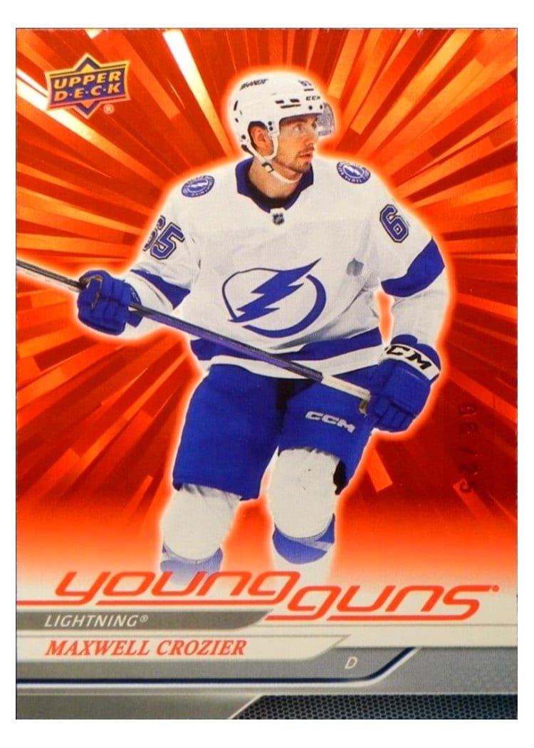 2024-25 Upper Deck Base Set Maxwell Crozier #218 card