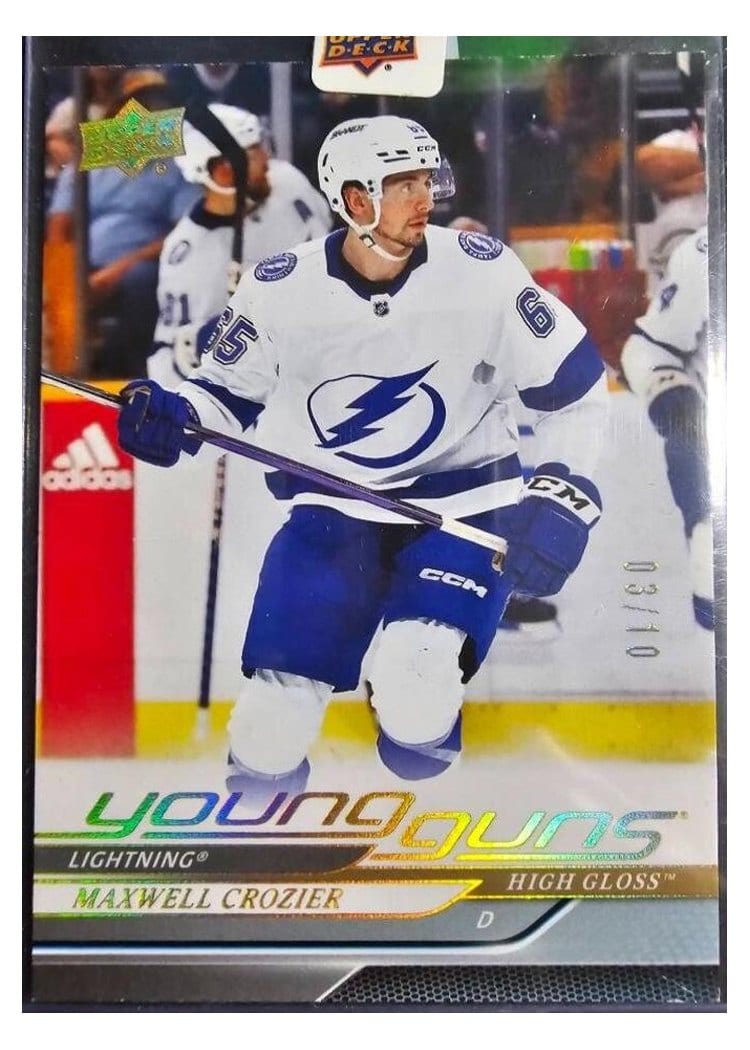2024-25 Upper Deck Base Set Maxwell Crozier #218 card