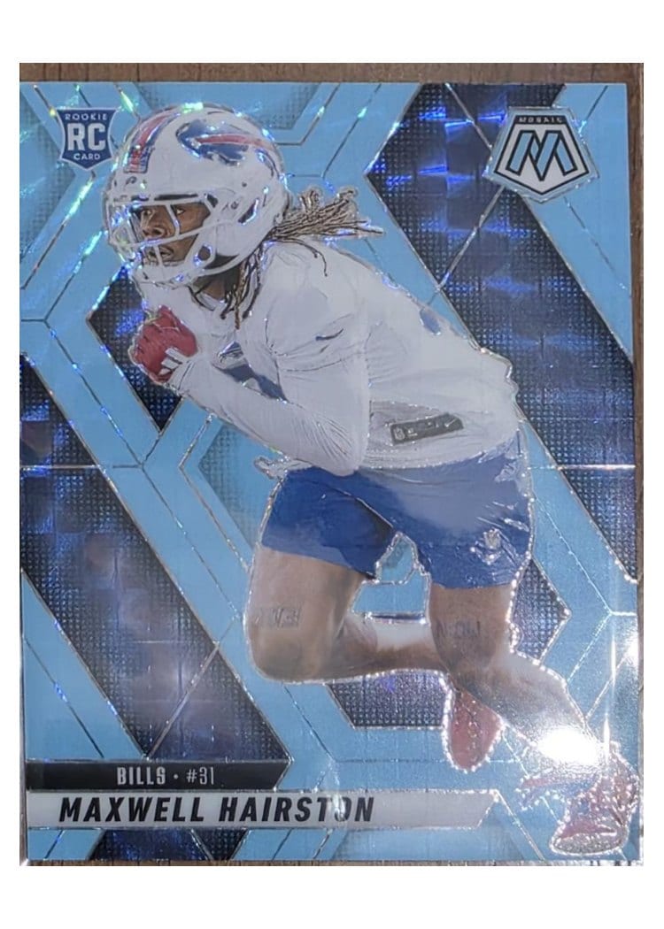 2025 Panini Mosaic Base Set Maxwell Hairston Blue Fluorescent #367 card