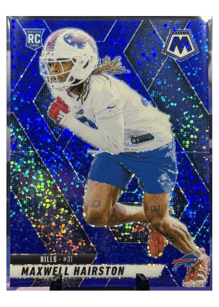 2025 Panini Mosaic Base Set Maxwell Hairston Blue Sparkle #367 card