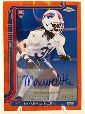 2025 Topps Chrome Retail Rookie Autographs Maxwell Hairston #RRA-MH card