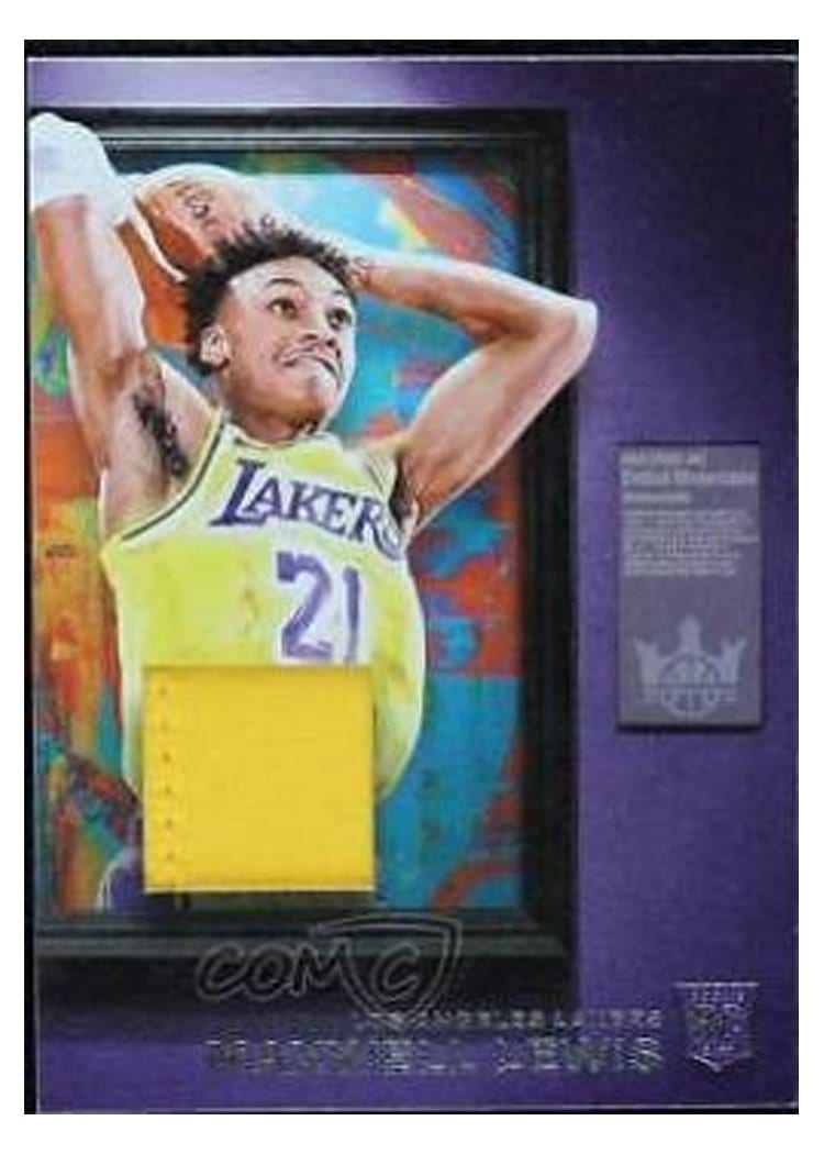 2023-24 Panini Court Kings Debut Showcase Memorabilia Maxwell Lewis #DSM-MAX card