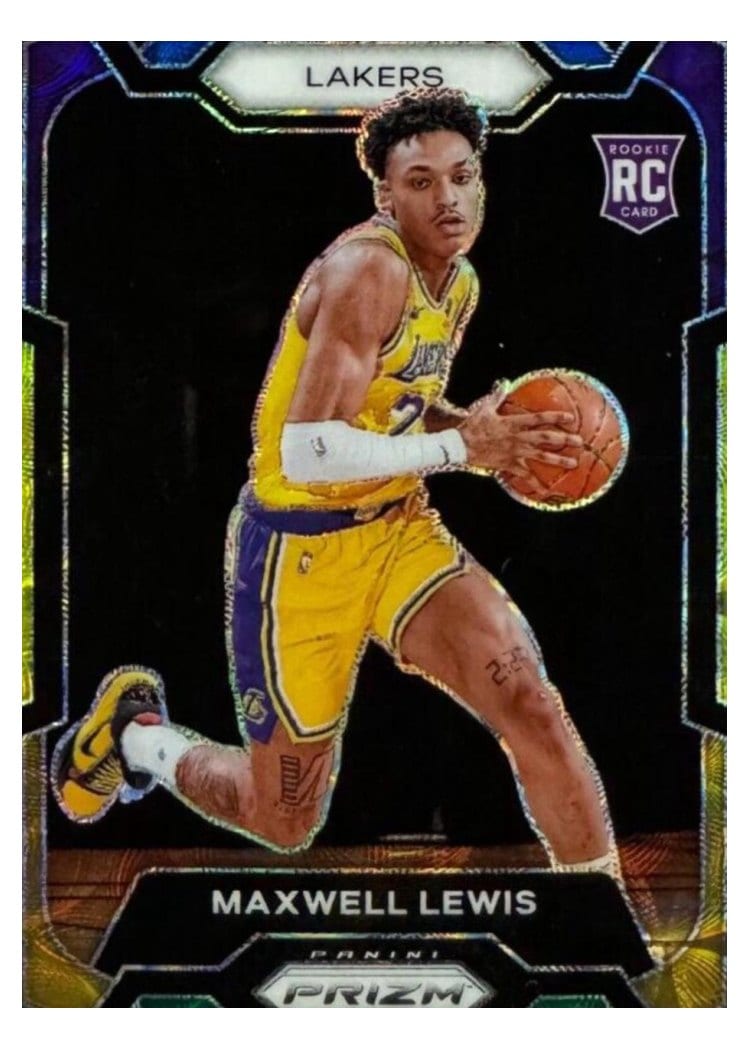 2023-24 Panini Prizm Base Set Maxwell Lewis #143 card