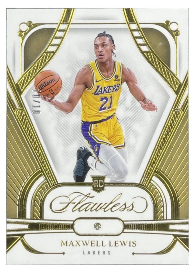 2023 Panini Flawless Maxwell Lewis #40 card
