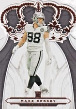 2019 Panini Chronicles Crown Royale Maxx Crosby #CR-21 card