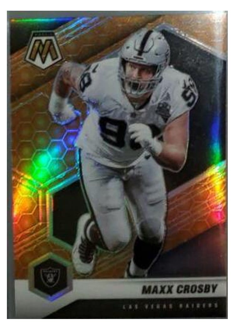 2021 Panini Mosaic Base Set Maxx Crosby #110 card