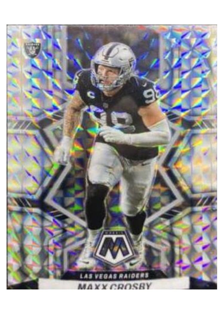 2021 Panini Mosaic Base Set Maxx Crosby #110 card