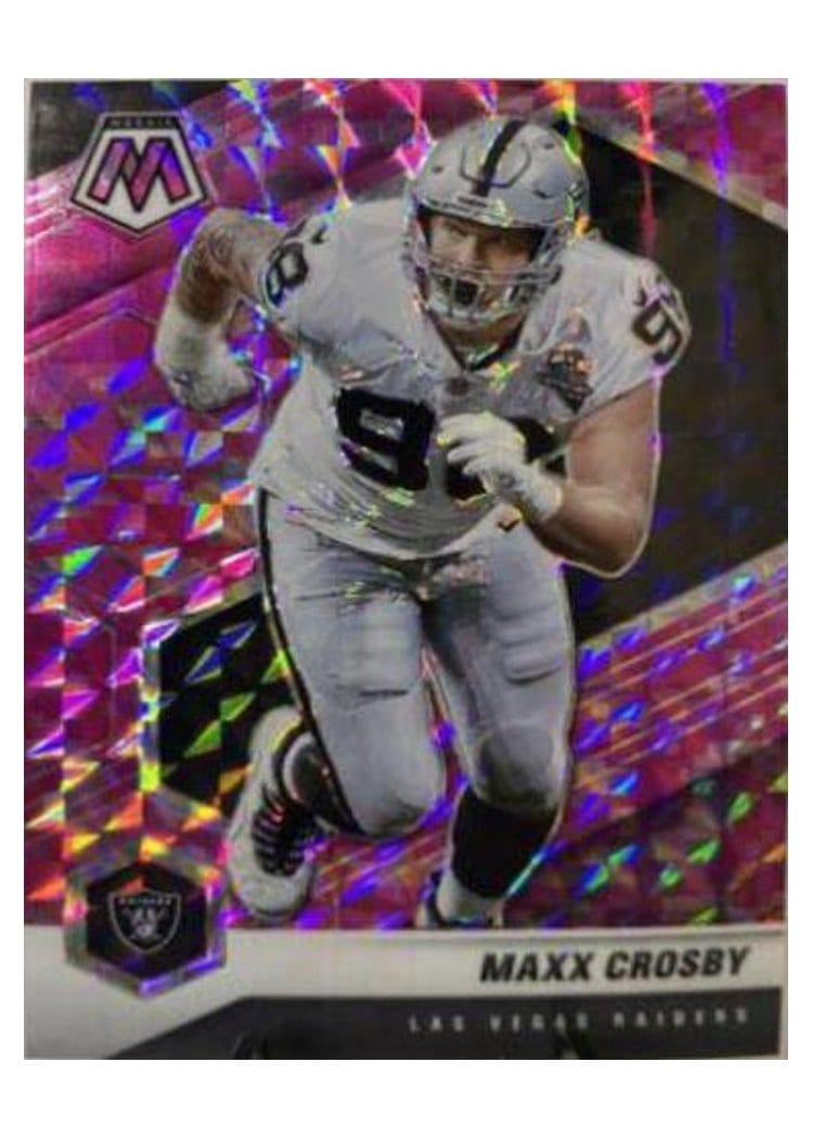 2021 Panini Mosaic Base Set Maxx Crosby #110 card