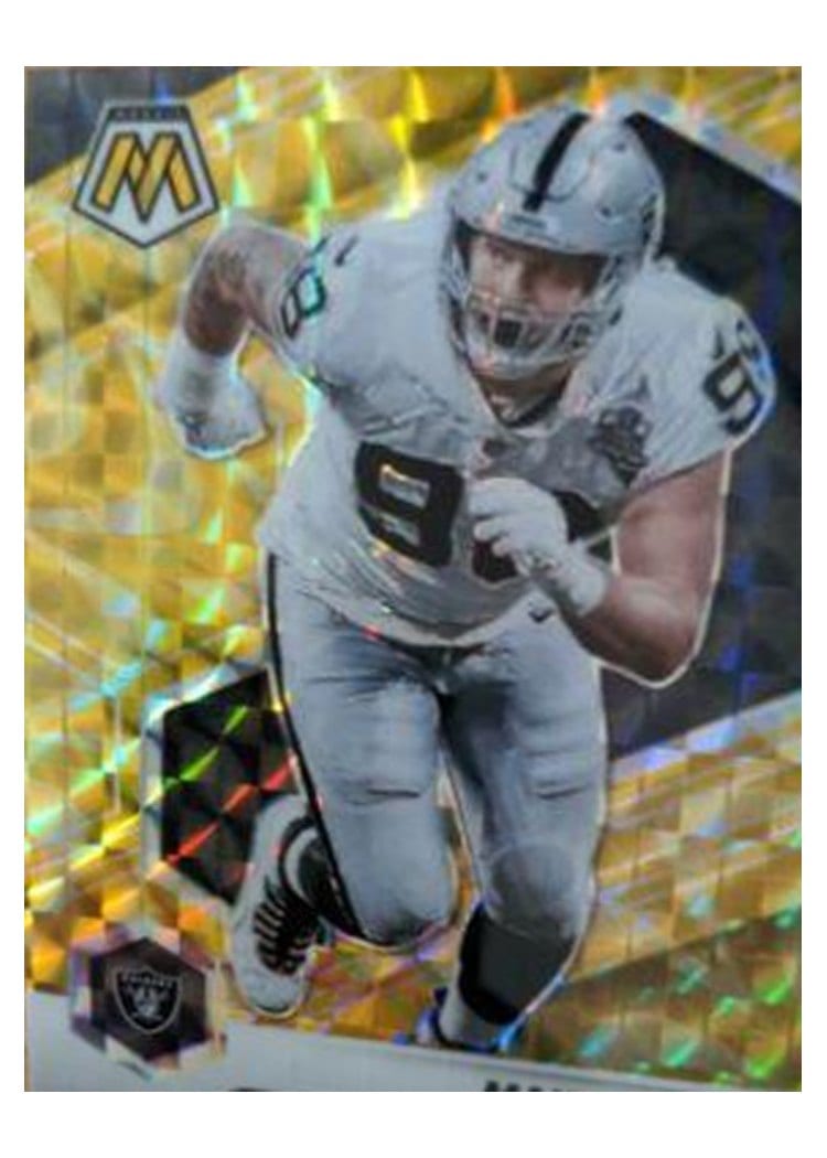 2021 Panini Mosaic Base Set Maxx Crosby #110 card