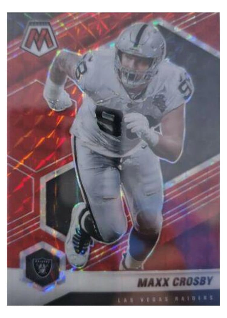 2021 Panini Mosaic Base Set Maxx Crosby #110 card