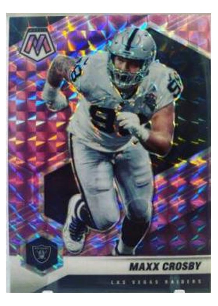 2021 Panini Mosaic Base Set Maxx Crosby #110 card