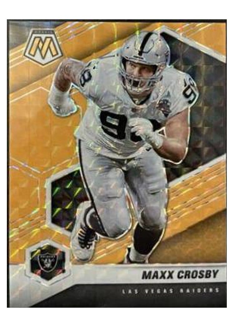 2021 Panini Mosaic Base Set Maxx Crosby #110 card