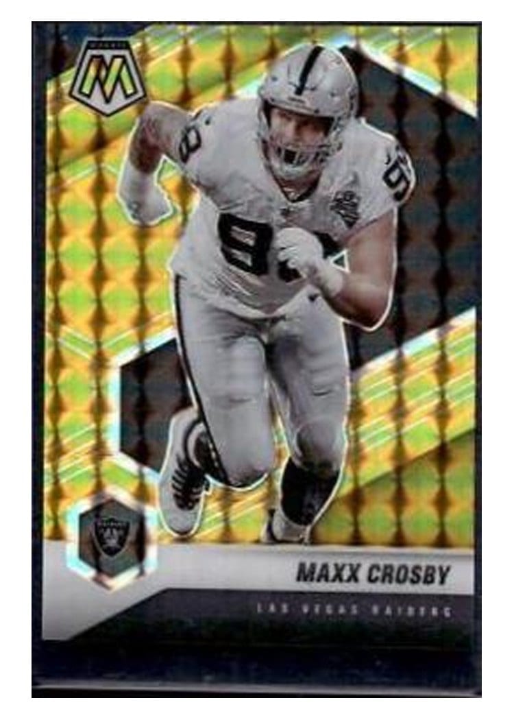 2021 Panini Mosaic Base Set Maxx Crosby #110 card