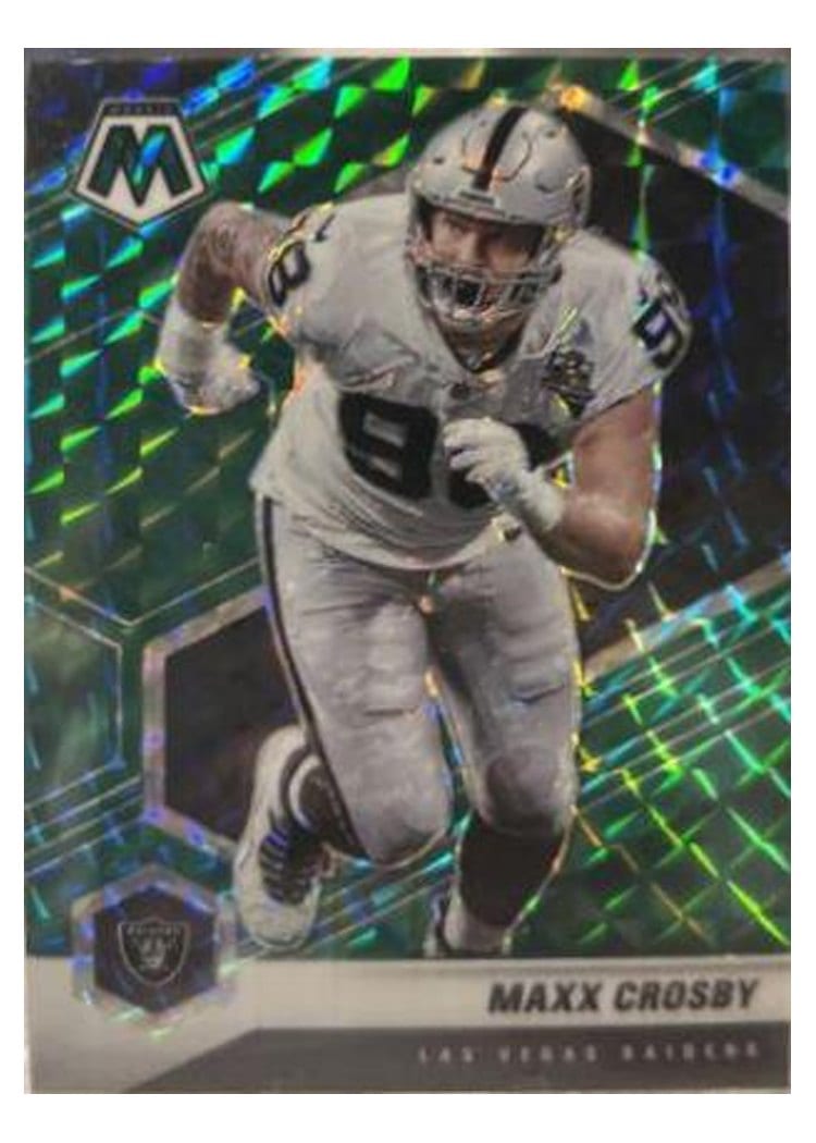 2021 Panini Mosaic Base Set Maxx Crosby #110 card