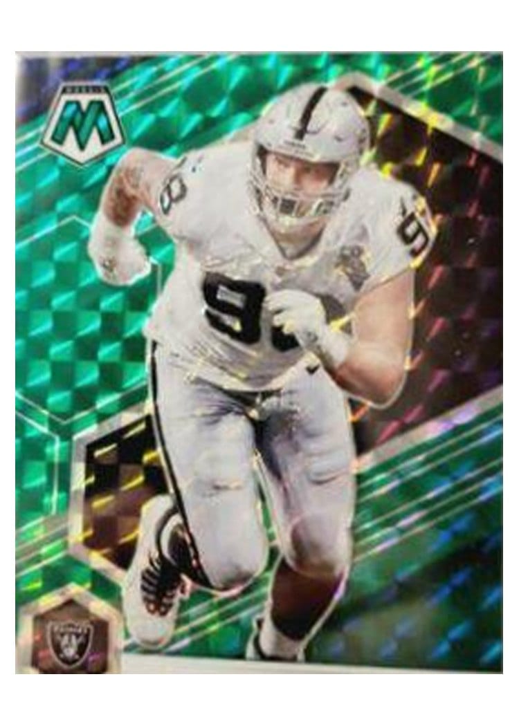2021 Panini Mosaic Base Set Maxx Crosby #110 card