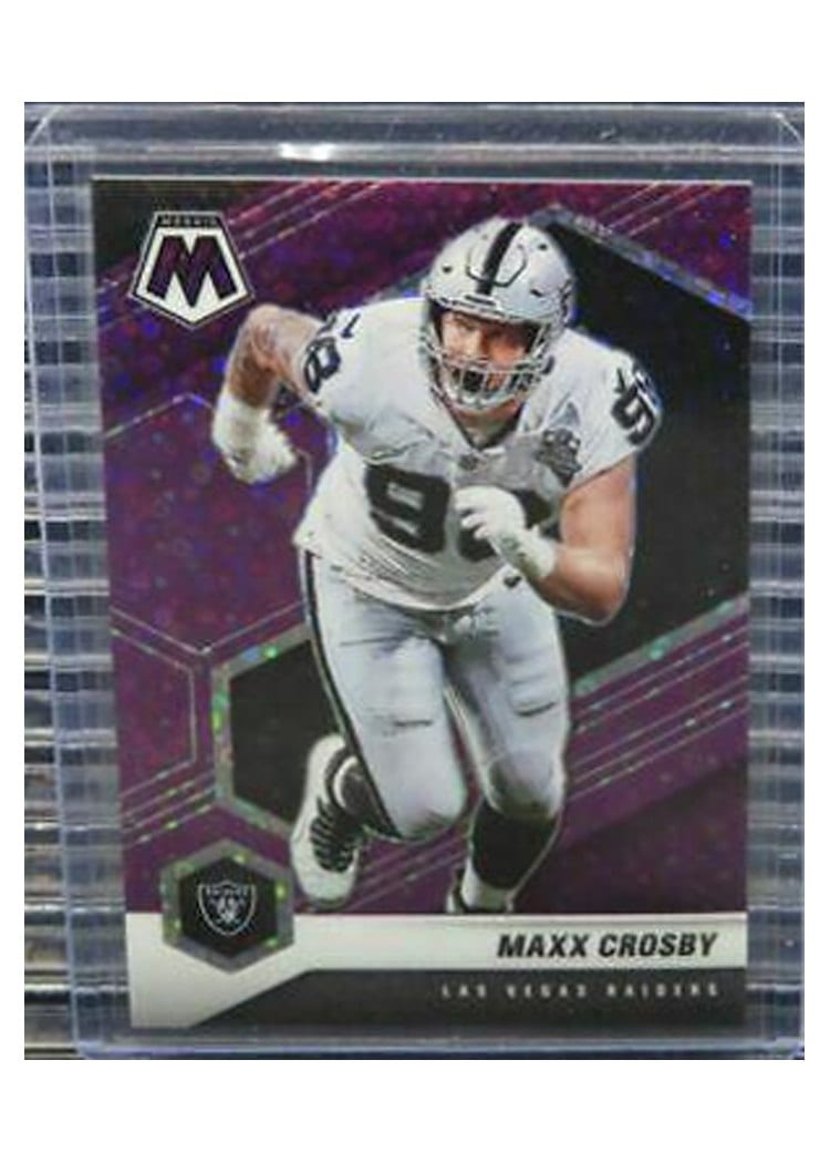 2021 Panini Mosaic Base Set Maxx Crosby #110 card