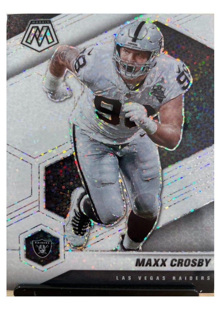 2021 Panini Mosaic Base Set Maxx Crosby #110 card