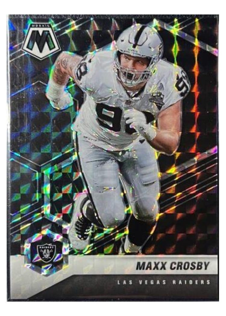 2021 Panini Mosaic Base Set Maxx Crosby #110 card