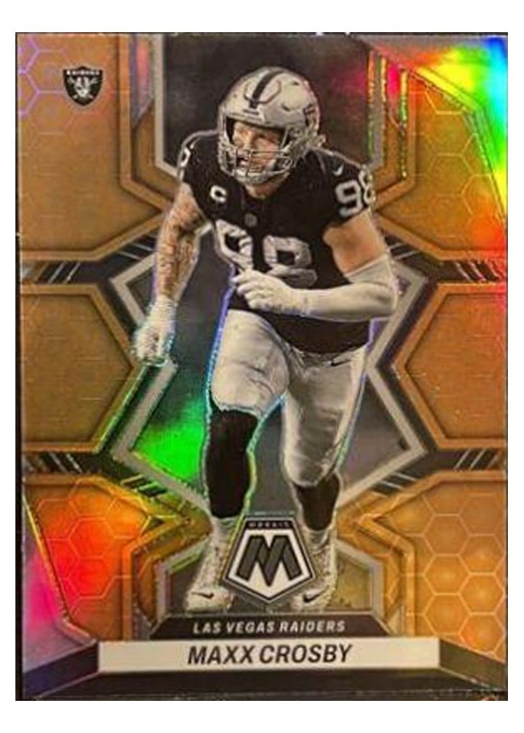 2022 Panini Mosaic Base Set Maxx Crosby #119 card