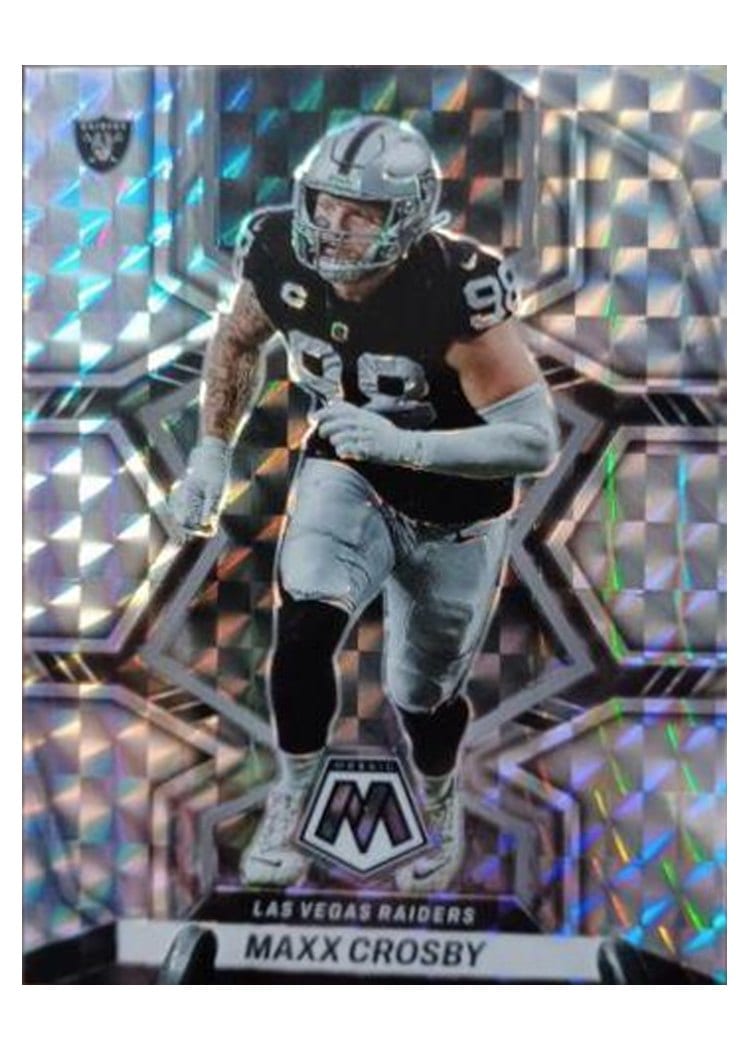 2022 Panini Mosaic Base Set Maxx Crosby #119 card