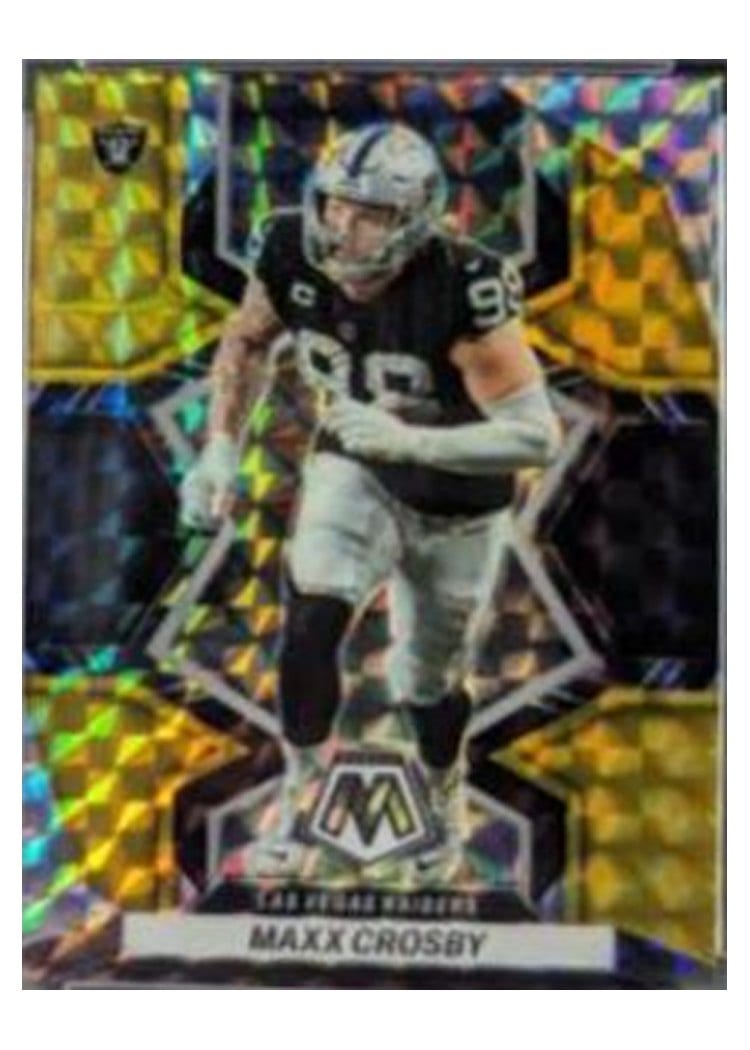 2022 Panini Mosaic Base Set Maxx Crosby #119 card