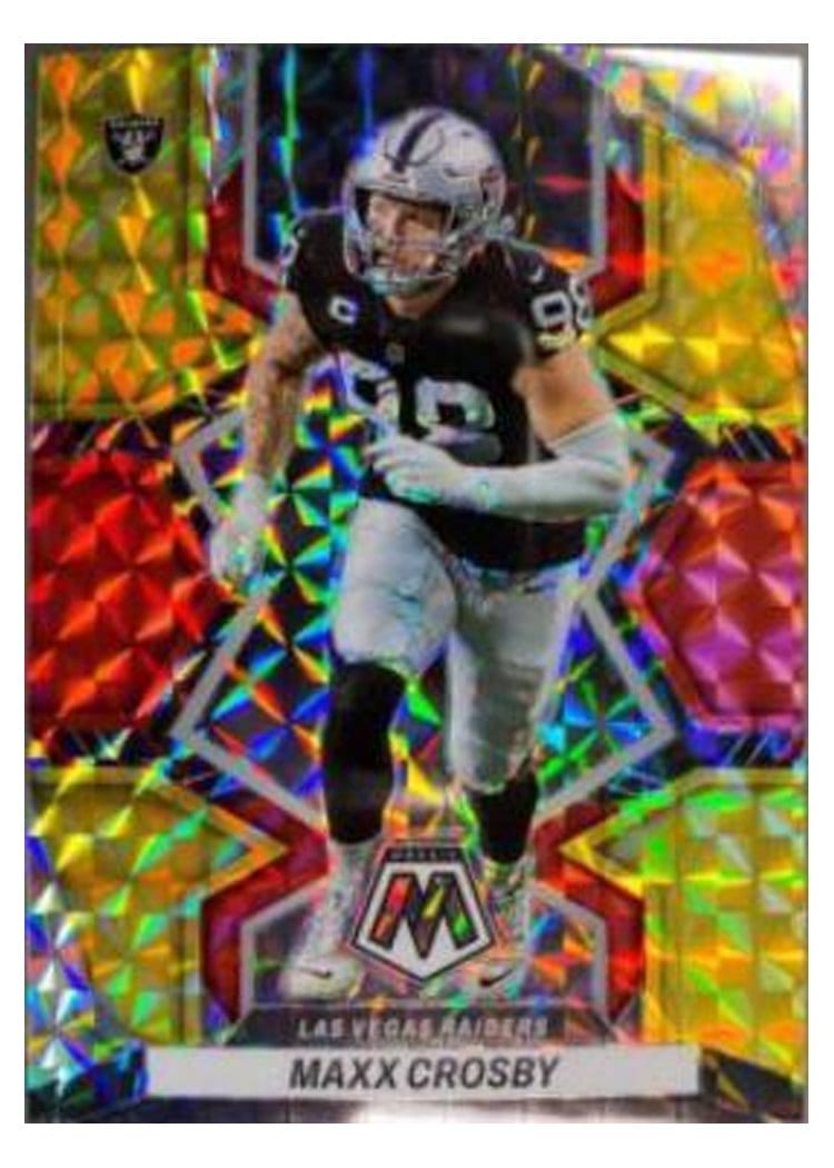 2022 Panini Mosaic Base Set Maxx Crosby #119 card