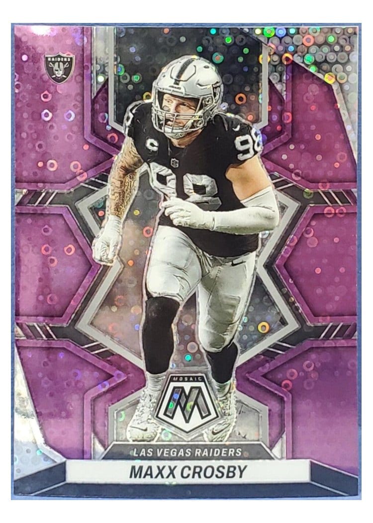 2022 Panini Mosaic Base Set Maxx Crosby #119 card
