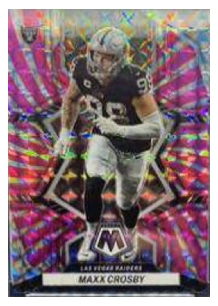 2022 Panini Mosaic Base Set Maxx Crosby #119 card
