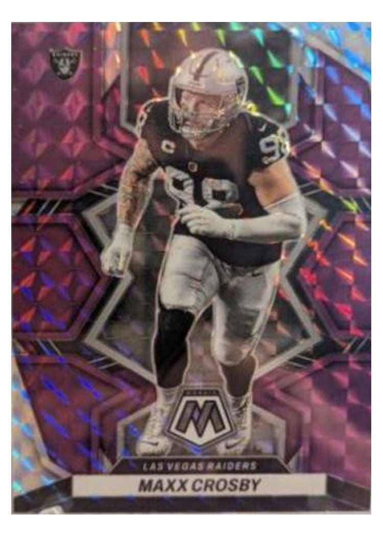 2022 Panini Mosaic Base Set Maxx Crosby #119 card